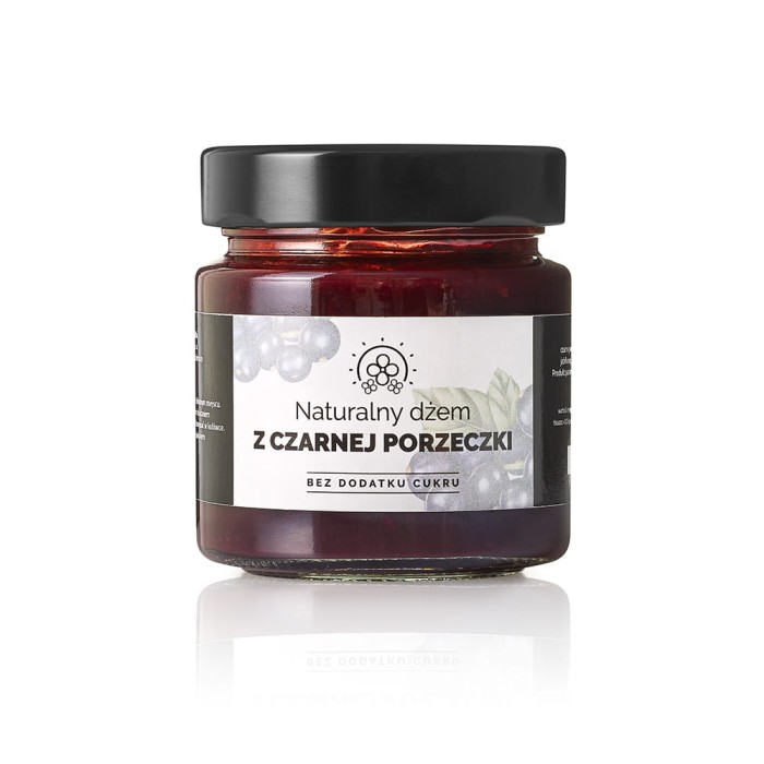 Dżem z czarnej porzeczki bez dodatku cukru